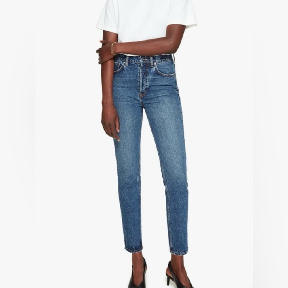 Anine Bing Blue High Rise Jeans
